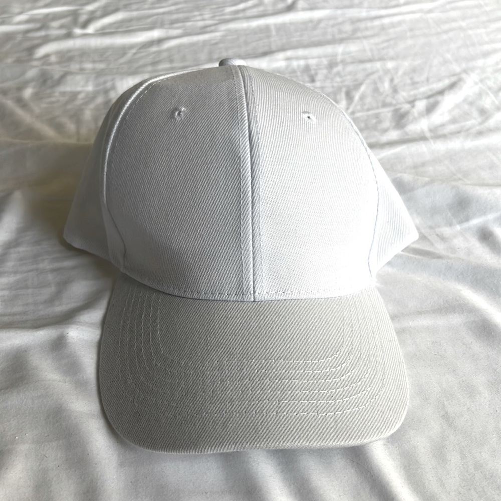 Plain white hat